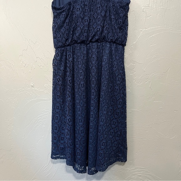Maurice’s Navy Blue Sleeveless Beaded Dress Size Small - Picture 11 of 16